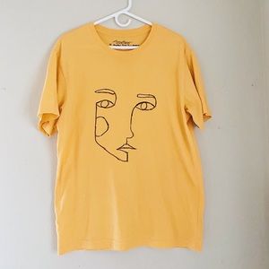 Vintage Yellow Face T-shirt